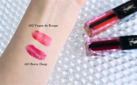 ysl water stain 602 swatch|ysl lip stain 412.